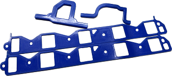 Прокладка под плиту Г-53, 3307 ПАУК (силикон) синий, компл 4 шт