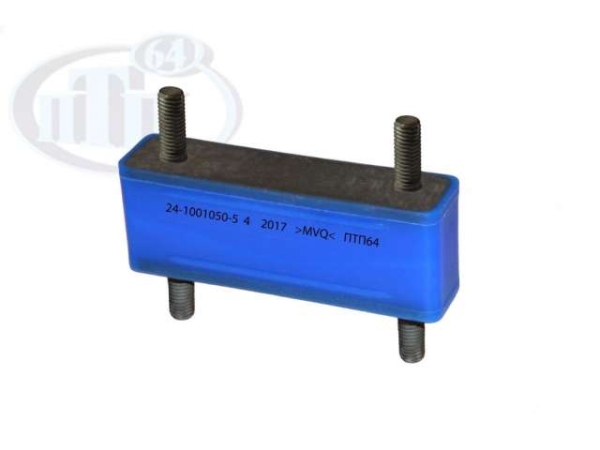 44 Подушка КПП (задняя) ГАЗ-3302, 2401 силикон синий