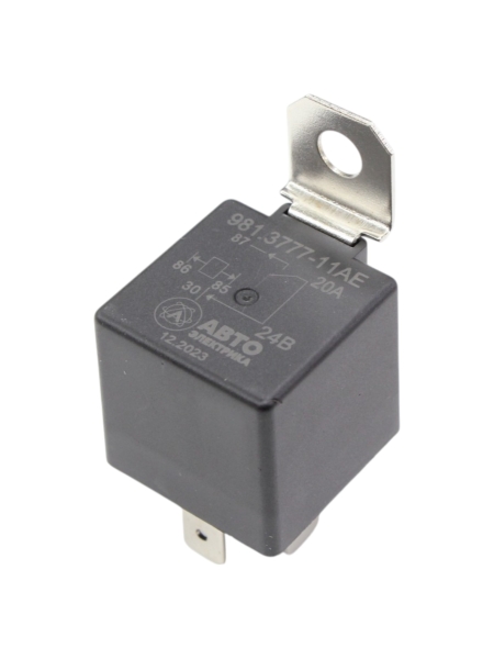 Реле стартера 4-х контактное с карманом под кронштейн, (ан. 901.3747-11, 751.3777-11), 20 А, 24 В