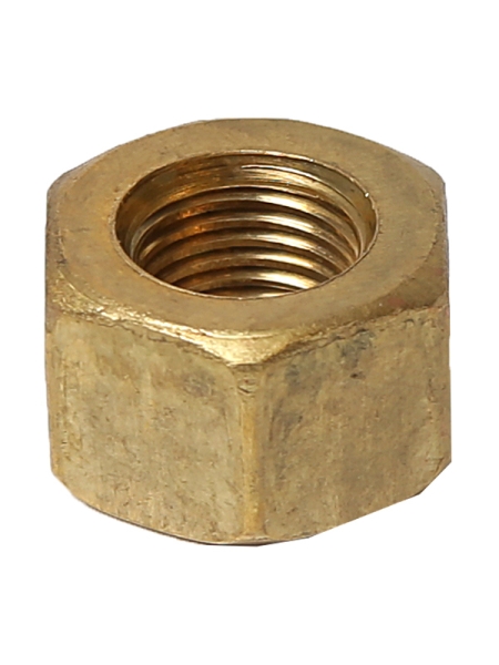 Гайка М10х1 коллектора кл.17 (латунь) высокая