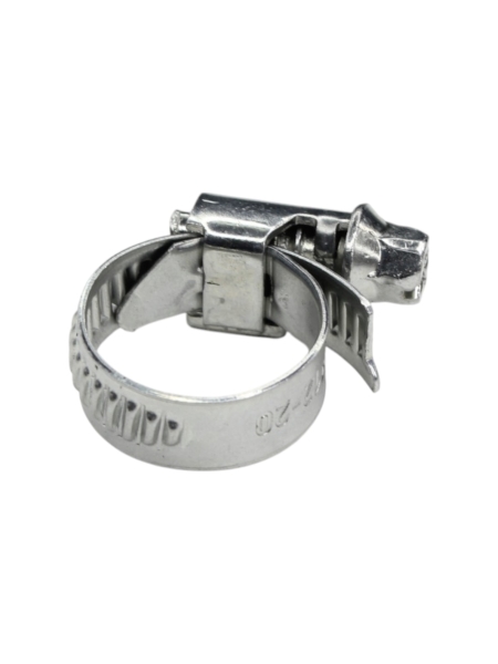 Хомут червячный  12-20/9 (цинковое хроматирование) Завод ТРУД