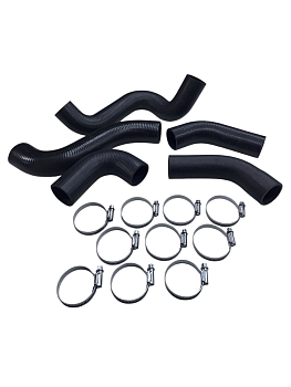 Патрубки радиатора 3302 дв.Chrysler (к-т 5шт. с хомутами NORMA) ФАРЕР