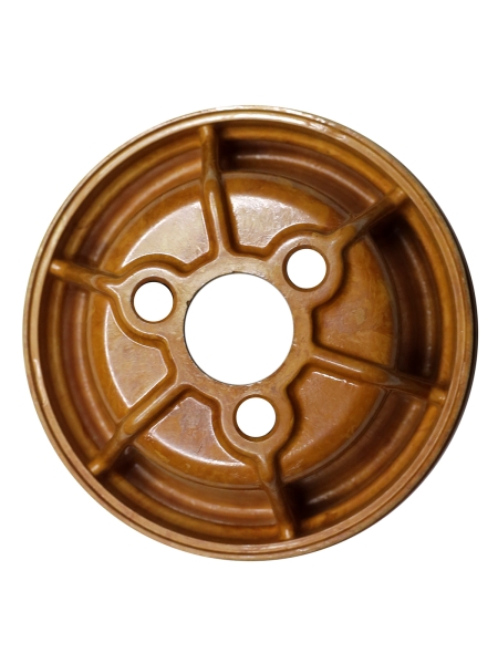 Шкив водяного насоса Г-ль, В-га ЗМЗ-406,405,409 (прессованный,коричневый)