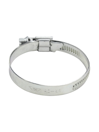 Хомут червячный 40-56/9 (цинковое хроматирование) Завод ТРУД