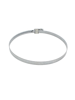 Хомут червячный 120-140/9 (цинковое хроматирование) Завод ТРУД