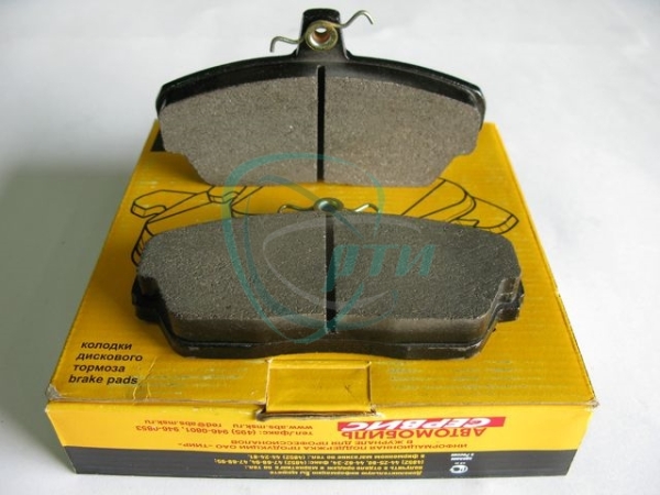 Колодка тормозная ГАЗ 2217 перед. Стандарт (б/асб.) (комп. 4шт)