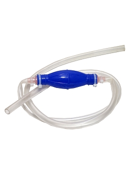 Насос для ручного переливания бензина в сборе (силик.) 1,5 м (D15-1,5м)