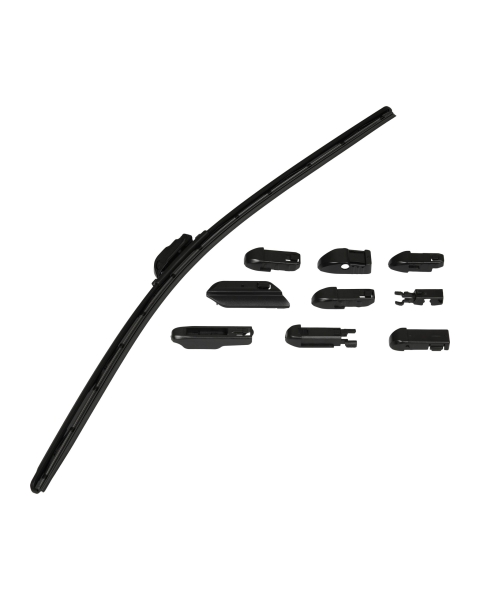 Щетка стеклочистителя бескаркасная для Китайских автомобилей 24/600mm крепление HOOK крючок KURUMAKI