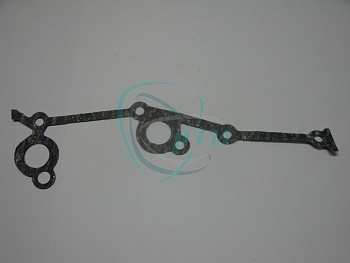 Прокладка  крышки цепи левая ГАЗ дв.406 (ПМБ-1,0)