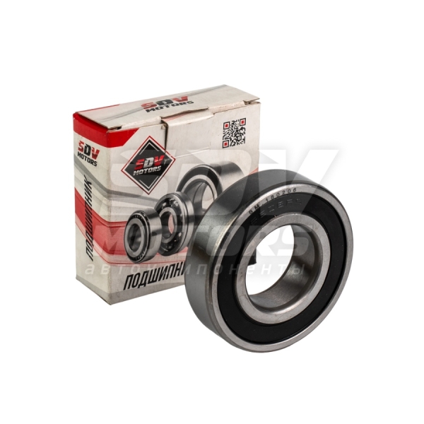 Подшипник опоры подвесной Г-ль, опоры вент. Г-он Next, ПАЗ дв. ЯМЗ-534 (ан. 6206, 8.9061) (180206