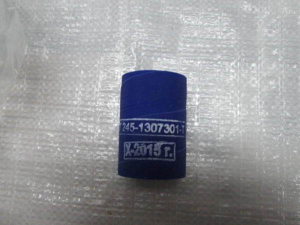 Патрубок охладителя Д-245 (силикон) ЗИЛ 5301, МАЗ 4370 подводящий