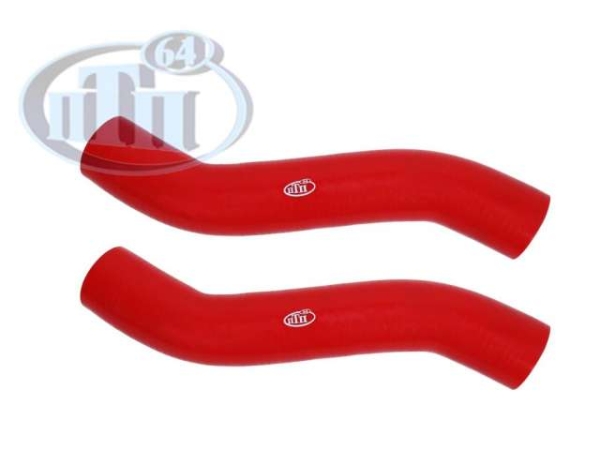 44 Патрубок угловой интеркуллера Газель Бизнес дв.Cummins (силикон) красный  ПТП