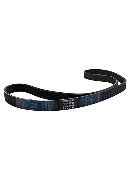 Ремень 1195 (6/PK) поликлиновой BMW, FIAT, HYUNDAI, KIA, LANCIA, PEUGEOT, VW (Technik)