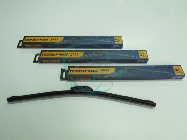 Щетка стеклоочистителя Попутчик 14"- 350мм бескаркасная