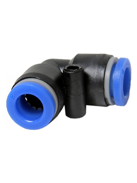 Фитинг трубки ПВХ 8 мм (угловой)