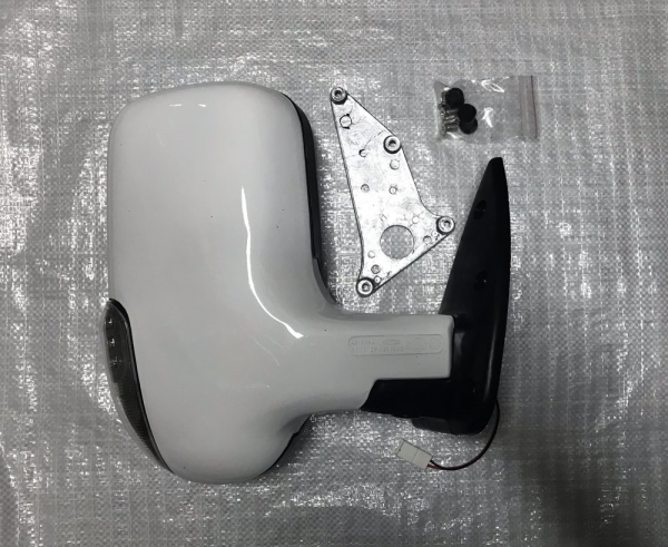 Зеркало заднего вида /Г-ль/Соб-ль/ руч. привод, повторитель (белое) правое