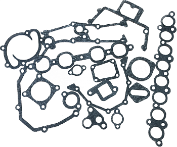Прокладки двигателя 405/406 (16 шт.) паронит 0,8 без подложки в пакете