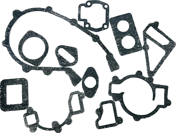 Прокладки двигателя ЗМЗ-402 (11 шт.) паронит 0,8 без подложки в пакете