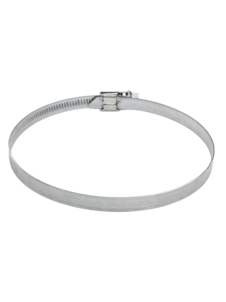 Хомут червячный 100-120/9 (цинковое хроматирование) Завод ТРУД