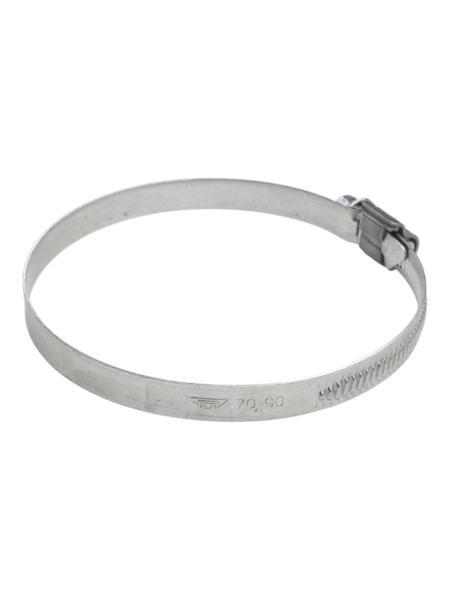 Хомут червячный  70-90/9 (цинковое хроматирование) Завод ТРУД