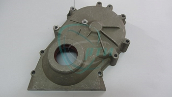 Крышка двигателя ЗМЗ-402 Г-ль передняя в сборе с сальником