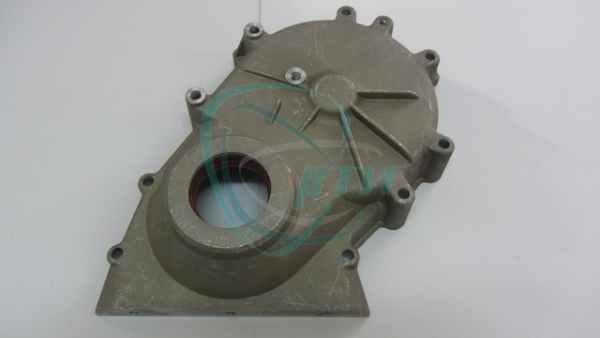 Крышка двигателя ЗМЗ-402 Г-ль передняя в сборе с сальником