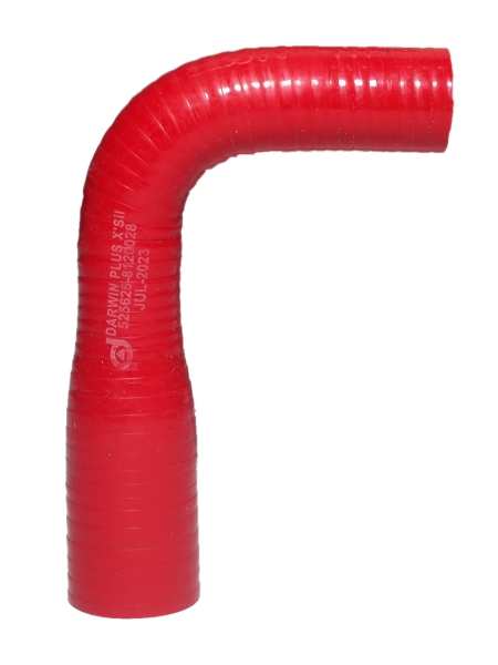 Патрубок радиатора угловой ЛиАЗ  Darwin Plus (25х16) (Индия) силикон