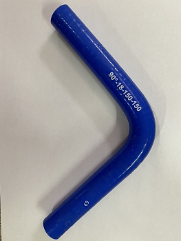 Патрубок радиатора угловой 18х18х150/150 силикон CARUM