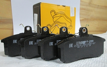 Колодка тормозная ВАЗ 1119 "Калина" SPORT перед. (комп. 4шт)