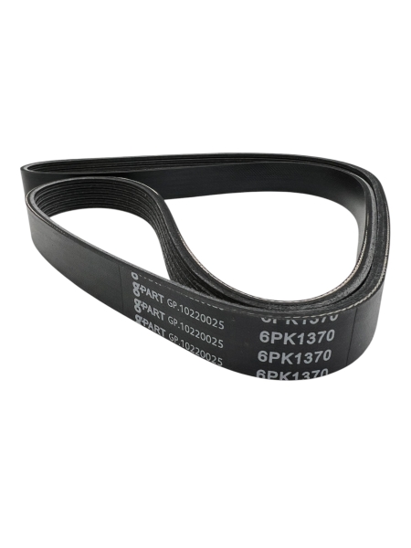 Ремень 1370 (6PK) поликлиновой генератора ГАЗ-3110, 3302 двигательЗМЗ-405-409 Евро-2 (с ГУР), двигат