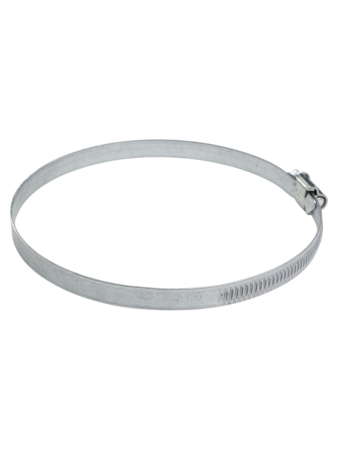 Хомут червячный 100-120/9 (цинковое хроматирование) Завод ТРУД