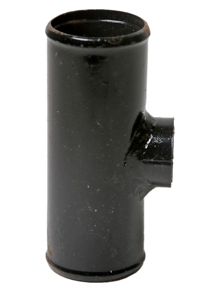 Патрубок радиатора подводящий металлический, прямой, под датчик Г-3102 D=38мм, L=100мм