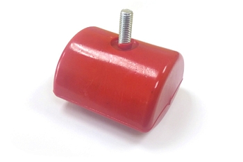 Подушка рессоры (задней дополнительной, полиуретан, красный)