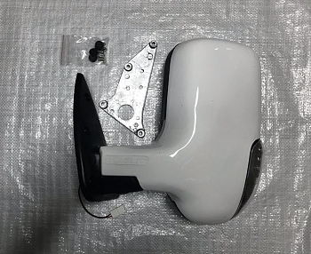 Зеркало заднего вида /Г-ль/Соб-ль/ руч. привод, повторитель (белое) левое