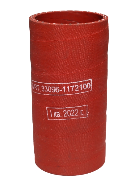 Патрубок интеркуллера для а/м ГАЗ-3309 дв. Cummins, МАЗ-4370 (теплостойкий) ВРТ