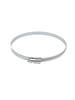 Хомут червячный 110-130/9 (цинковое хроматирование) Завод ТРУД