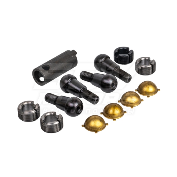 Шкворень УАЗ Патриот, Хантер мост Спайсер на вкладышах (латунь 4 уса) ст/обр. (комплект 4шт + ключ)