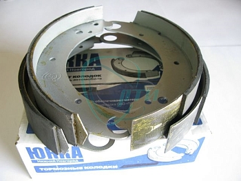 Колодка тормозная В-га 2 дл.+2кор. (накладка "ТИИР") (б/асб.) (комп. 4шт.) инд.упак.