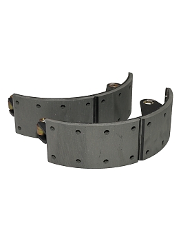 Колодка тормозная ПАЗ 3205, 32053 мост Канаш (б/асб.) (накладка "ТИИР") (инд.упак.) (комп. 2шт)