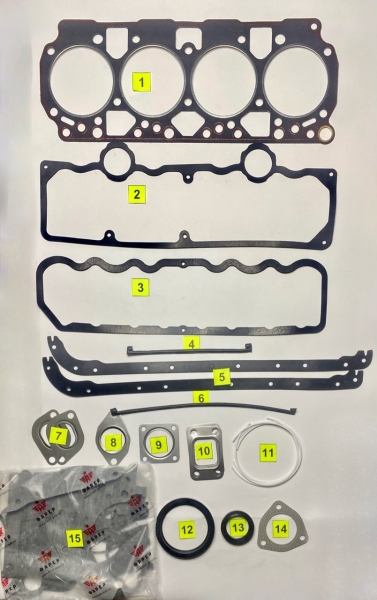 Комплект прокладок дв. Д-245 ЕВРО-3 с ПГБ ПРЕМИУМ ФАРЕР