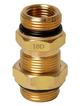 Фитинг металл. М22х1,5-М22х1,5-М22х1,5 (переходной)