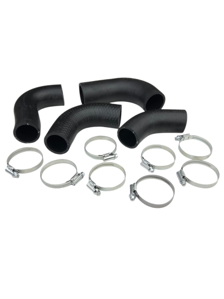 Патрубки радиатора 3302 дв 406 (к-т 4 шт с хомутами червячными) ОРИГИНАЛ ФАРЕР