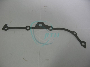 Прокладка крышки цепи правая Г-дв.406 (паронит 0,5)