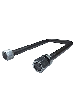 Стремянка задней рессоры Газель 190 мм в сборе 																													