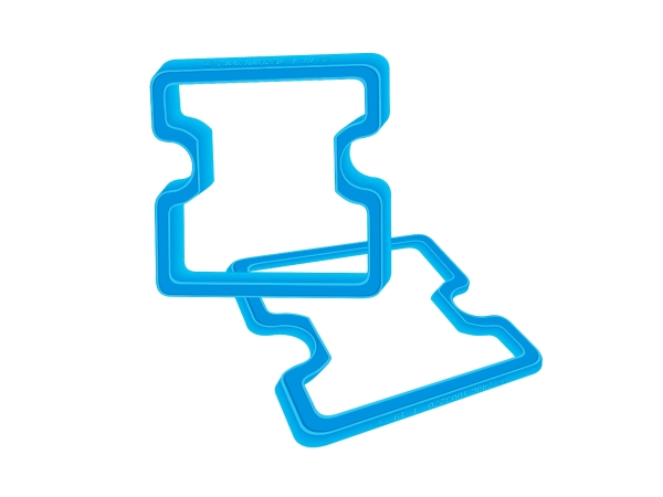 Прокладка клапанной крышки для а/м КАМАЗ Евро (силикон, синий)