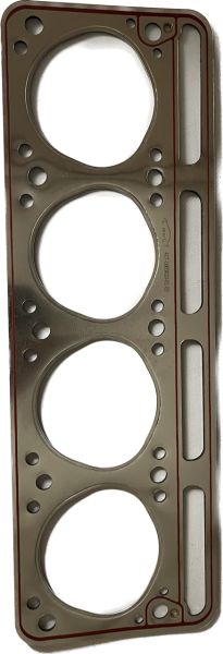 44 Прокладка головки блока УАЗ (дв. 417) с герметиком усилена (обложена) металлом под газ БЦМ