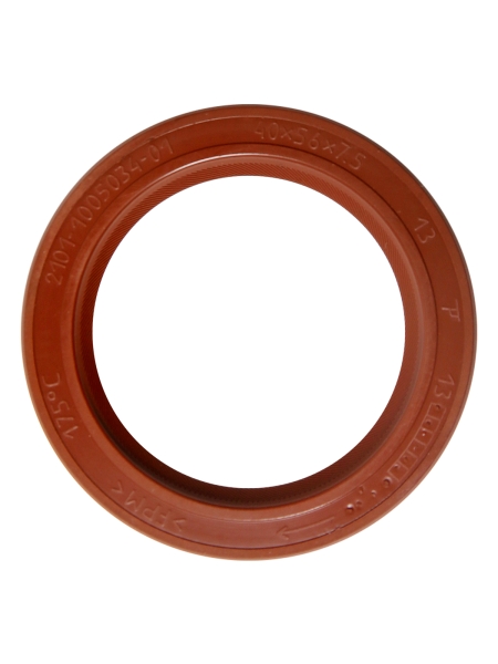 Сальник коленвала (пер.) 2101 40х56х7,5 (Viton)