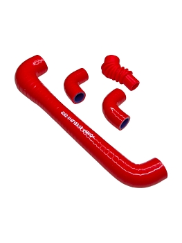 Патрубки РХХ дв.406 (к-т 4 шт.) красный ПТП