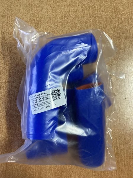 Патрубки радиатора ПАЗ (6 шт.) силикон