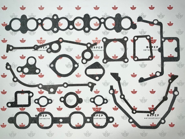 Прокладки двигателя 405/406 (16 шт.) ПМБ 0,6/0,8/1,0 мм ФАРЕР